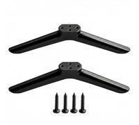 FeiatPogra Reemplazo universal de patas de soporte de TV, resistentes patas de TV de mesa para televisores LED LCD de 24 a 55 pulgadas, compatible con Samsung LG T ase de pedestal de plástico ABS