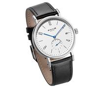 FEICE Reloj Automático Mecánico para Hombres Minimalista Analógico Relojes de Pulsera Unisex Reloj Zafiro Sintético FM201 Negro