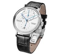FEICE Reloj Automático para Hombre Reloj Bauhaus Reloj Mecánico Acero Inoxidable Espejo Arqueado Reloj Analógico de Moda Unisex -FM202 Ø42mm
