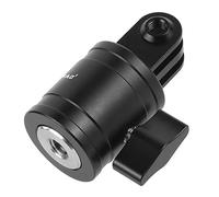 FEICHAO Clip de Bicicleta Manillar de cámara de Bicicleta Adaptador de Tres Ranuras Giratorio de 360° Compatible con Insta360 One R/Gopro9/8/MAX Series(versión C)