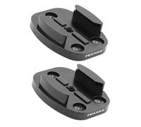 FEICHAO Soporte de trípode de liberación rápida CNC con base de hebilla de 1/4 rosca compatible con GoPro Osmo Action Camera accesorio de fotografía (2 piezas)