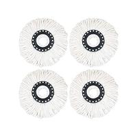 Feicuan Cabezal de Recambio de fregona de Microfibra Mopa Cabeza de Recarga para Universal 360 Rotating Round Spin Magic Mop Diámetro de Interfaz 16 cm,Paquete de 4