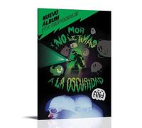 Feid Mor, No Le Temas A La OscuridadModerna Impresión de Alta Definición Multiescena Decoración del hogar para pinturas de pared impermeables en salas de estar, dormitorios, oficinas y baños, 60 x 90