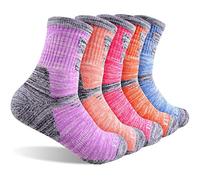 FEIDEER - Calcetines de senderismo para mujer, varios paquetes para actividades al aire libre, calcetines de recreación que absorben la humedad - - M