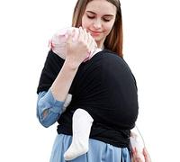 FeiFan Fular Portabebés Elastico para Llevar Al Bebé Fulares para Hombre Y Mujer Pañuelo Portabebe Ajustable Ergonómico Ajustable Lactancia Materna Honda del Portador De Bebé para El Niño,C
