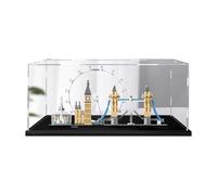 FEIFANBOYANG Vitrina acrílica transparente para Lego 21034 London Buildings, a prueba de polvo, transparente (12.9 x 5.9 x 7 pulgadas) (solo vitrina) (3 mm)