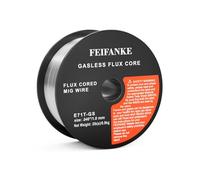 FEIFANKE Alambre de Soldadura 1,0 mm 1KG Hilo Flux E71T-GS Hilo Soldar Sin Gas Para Máquina de Soldar, Rollo de Alambre D100 1 Pieza
