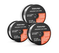 FEIFANKE Alambre de Soldadura 1,0 mm 3KG E71T-GS Hilo Soldar Sin Gas Para Máquina de Soldar, Rollo de Alambre D100,3 Pieza