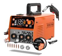 FEIFANKE MIG135 Soldador De Hilo Sin Gas 135A 230V Soldador Inverter Mini SinéRgico 3 en 1 Electrodo MIG TIG Maquina De Soldar AlimentacióN RáPida De Hilo Compatible con Hilo De Soldadura E308LFC-O