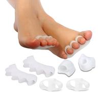 feifanshop 8 Piece Set Dedo y Splint Separator Relief Bunions - bunion corrección/separador juanetes/juanete para el dolor de pie, Metatarsus y mucho más!