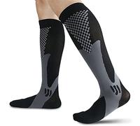 feifanshop Calcetines de compresión para Mujeres y Hombres 20-30 mmHg los Mejores Calcetines médicos, para Correr, enfermería, circulación y recuperación, Senderismo, Viajes y Vuelo