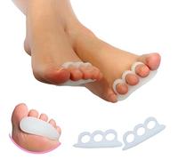 Kit para el tratamiento de los dedos en martillo, de material de gel suave, férulas que ayudan a aliviar el dolor del dedo en martillo, juego de 4 separadores