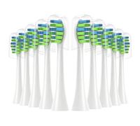 Feihead Cabezales de repuesto para cepillo de dientes eléctrico AM101/AM105, paquete de 10 unidades, compatibles con cepillo de dientes eléctrico 7am2m, color blanco