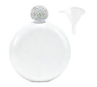 FEIHS 1 Pieza Petaca de licor de cadera,botella de whisky portátil,Petaca con Embudo,Ideal para citas cotidianas, reuniones, picnics al aire libre y ocasiones similares(5oz)