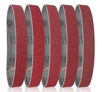 FEIHU 10 piezas Bandas de Lija 40 x 760 mm. Para Pulidora de tubos pulir metal y madera. Grano 240