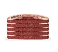 FEIHU Banda Abrasiva de óxido de aluminio,Bandas de Lija 10 x 330mm,para pulir metal,madera,cada 6x40/80/120/180/320,juego de cintas de lijado,para lijadora de banda (30piezas)