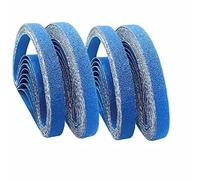 FEIHU Bandas de Lija 13x457 mm.80 grano.Bandas de lijado de tejido para lijadoras de banda | madera | pulido de metales (20 unidades)