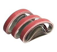 FEIHU Bandas de lija 20 x 520 mm, 6 x 40/80/120/180/320, juego de bandas de lija para lijadora de banda, metal pulido y madera (pack de 30)