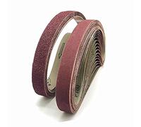 FEIHU Bandas de Lija 25 x 762mm, cada6x40/80/120/180/320,Bandas de Lija de partículas mixtas, para lijadora de banda pulir metal,madera (30 piezas)