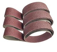 FEIHU Bandas de lija 50x2000 mm. Para pulir metal, madera, 2 granos cada uno 40/80/120/180/320, Para lijadoras de banda, afilado, desoxidación-(10 piezas)