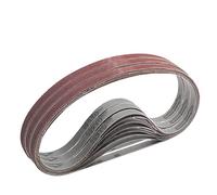 FEIHU Bandas de lija 9 x 533 mm.5 granos mixtos (6X40 /80/120/180/320) para mini lijadoras de banda. Para lijar/pulir grietas, metal, tubos de acero