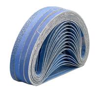 FEIHU Bandas de Lija 9x533 mm.80 grano.Bandas de lijado de tejido para lijadoras de banda, madera, pulido de metales (20 unidades)