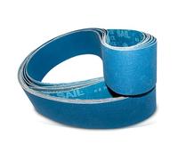 FEIHU Bandas de lija profesionales 75 x 2000 mm Bandas abrasivas de corindón de circonio, grano 60, 80, 100, 120, 240, 320, para lijar, desincrustar, pulir (6 piezas)