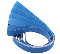 FEIHU Bandas de lijado de metal profesionales 50 x 2000 mm.Granos (60, 80, 100, 120, 240, 320) Adecuado para lijadoras de banco, lijado y pulido. (6 piezas)