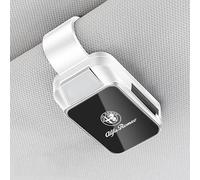FEIHUAJIANIAN Portagafas Coche para Alfa Romeo Giulia GTA/GTAm Limited Edition 2021, Soporte Antideslizante para Gafas de Sol Sujetagafas Accesorio de Interior Fácil de Instalar,White
