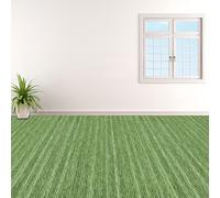 FEIJDON Alfombra de Césped Artificial 200 x 920 cm Barata Aislante y Protectora Resistentes Moqueta en Muchos Colores y Tamaños Moqueta Suelo Casa Garaje O Jardín, Verde