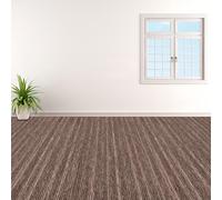 FEIJDON Alfombra de Césped Artificial 400 x 710 cm Barata Aislante y Protectora Resistentes Moqueta en Muchos Colores y Tamaños Moqueta Suelo Casa Garaje O Jardín, Marrón