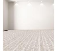 FEIJDON Moqueta Punzonada Rips 150 x 780 cm Barata Aislante y Protectora Moqueta Ferial Robusta y Resistente a La Intemperie para Terraza, Balcón y Tiempo Libre, Blanquecino