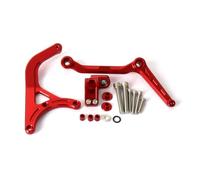 FEILIVCI Piezas de Repuesto para Ducati para Multistrada V4 Rally Grand Tour MTS V4 S para Pikes Peak 21-24 Soporte Amortiguador Estabilizador Dirección Motocicleta Piezas modificación(Red Bracket)