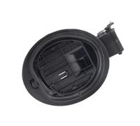 FEILIVCI Piezas de Repuesto para Ford para Explorer 2011-2019 Montaje de Bolsillo de la Puerta de llenado de Combustible del Coche Piezas modificación(Black Set)