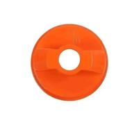 FEILIVCI Piezas de Repuesto para Jeep para Gran Comandante 2006-2010 para Wrangler JK JL 2007-2017 2018 Tapa Decorativa del depósito de Combustible Interior del Coche Piezas modificación(ABS Orange)