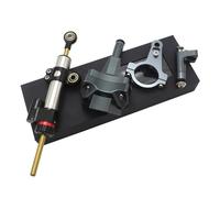 FEILIVCI Piezas de Repuesto para Kawasaki para Ninja 400 para Ninja400 2018-2022 Kit Montaje Soporte Estabilizador Amortiguador Dirección Ajustable Motocicleta Piezas modificación(Set 9)