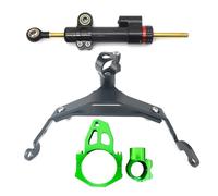 FEILIVCI Piezas de Repuesto para Kawasaki Z900RS Z900rs 2018 2019 2020 2021 2022 Soporte De Amortiguador De Dirección De Titanio para Motocicleta Estabilizador Piezas modificación(Set 5)