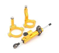 FEILIVCI Piezas de Repuesto para Kawasaki ZX4R ZX4RR ZX-4R ZX-4RR ZX 4R 4RR 2023 2024 Soporte Montaje Estabilizador Amortiguador Dirección Motocicleta Piezas modificación(Set 3)