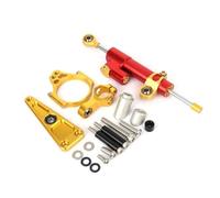 FEILIVCI Piezas de Repuesto para X-ADV750 XADV 750 2017- NSS750 2021- Kit Montaje Soporte Estabilizador Dirección Aluminio CNC con Amortiguador Ajustable Motocicleta Piezas modificación(Set 3)