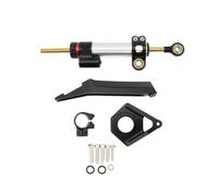 FEILIVCI Piezas de Repuesto para Y&amaha YZF R6 YZF600 2003 2004 2005 Amortiguador Dirección Aluminio CNC para Motocicleta Soporte Montaje del Estabilizador Ajustable Piezas modificación(Set 14)
