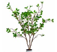 FeiLix 3 Ramas Artificiales con Hoja, Tallos de vegetación Artificiales de 43.3 Pulgadas, Ramas de Olivo sintético para Relleno de jarrón, Ramas Artificiales secas Decorativas Flexibles para Tienda,