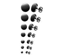 feilok Pendientes Hombre Mujer acero inoxidable