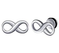 feilok Pendientes unisex para hombre y mujer, de acero inoxidable