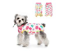 FEimaX Traje de Recuperación para Perros, Chaleco de Recuperación Después de la Cirugía para Gatos Hembras Machos, Body Perro Transpirable Protector de Heridas Abdominales