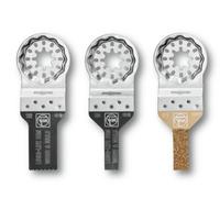 FEIN Combo Starlock MINI CUT|3 accesorios, ideales para escotaduras pequeñas y trabajos en espacios estrechos, Adecuados para todas las FEIN MultiTools, alojamiento Starlock, 100% Calidad