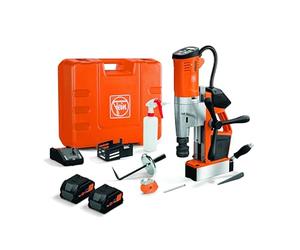 FEIN AKBU 35 PMQW 18 V AS Set de 2 x 8 Ah - Taladro magnético inalámbrico (taladro eléctrico de hasta 35 mm, número 71700464000)
