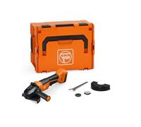 FEIN Amoladora angular batería Ø125 mm, CCG18-125-12 PD AS,18V, gran potencia y duración, para aplicaciones universales, motor sin escobillas, sin batería y cargador, con interruptor de hombre muerto