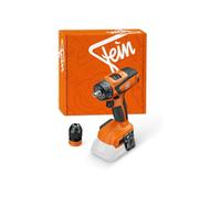 Fein ASCM 18 QSW AS - Taladro atornillador inalámbrico (120 Nm, 4 marchas, caja de cambios totalmente metálica, peso inferior a 0,99 kg, ajuste de par mecánico, soporte integrado para puntas y