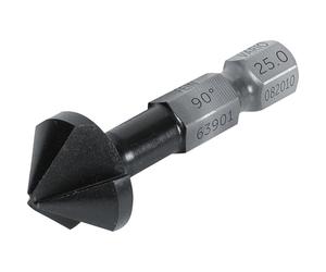 FEIN Avellanador cónico de 90° VARIO de 25,0 mm (M12), alta resistencia del material, para aceros no aleados y aleados hasta 900 N/mm², aluminio, latón