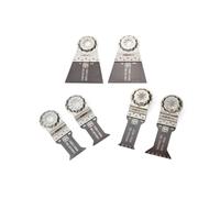 FEIN Best of E-Cut StarlockPlus Wood & Metal 6 hojas de sierra de recambio E-Cut para trabajos de aserrado en madera y metal, Alojamiento Starlock Plus